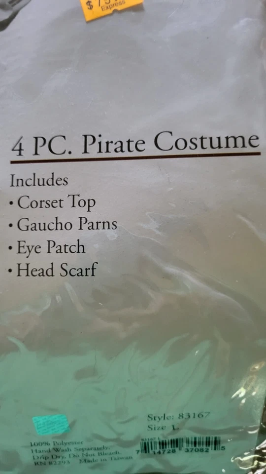 Fantasia de pirata Leg Avenue 4 peças - Imagem 2 de 4