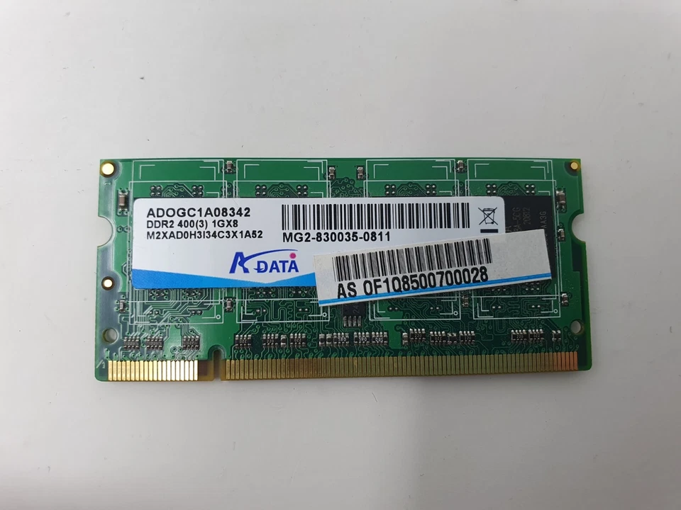 Asus Eee PC 900 RAM Memory 1GB DDR2 -400 PC2 ADATA ADOGC1A08342 Genuine - Image 2 of 4