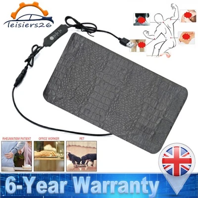 USB Heating Pad Travel Heat Pads 3 Settings for Pain Relief Abdomen Shoulder