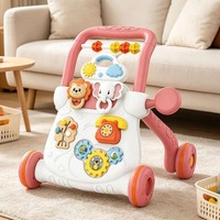 Baby Walker Push Along First Steps Toddler Activity Toy Blue UK