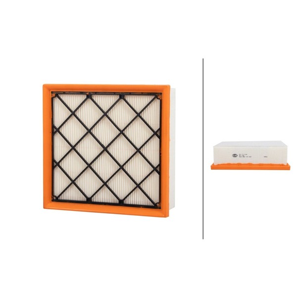 Luftfilter-Einsatz 207 X 199 Mm Hella Iam-Expertise Passend FüR Opel Meriva-image