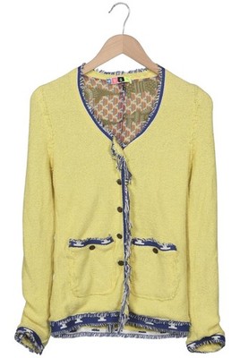 MSGM Strickjacke Damen Cardigan Jacke Gr. S Baumwolle Gelb #8i65sxj