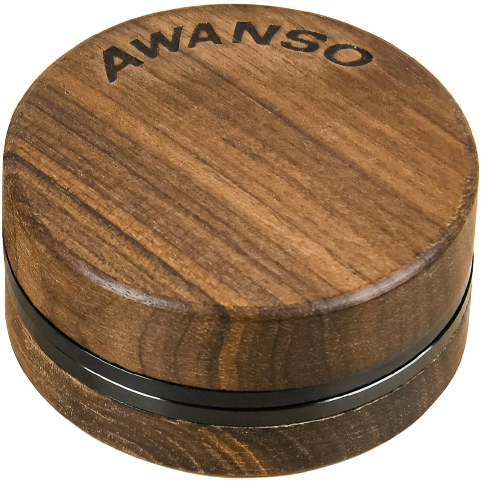 2-Piece Grinder, 2.5" Walnut Wood and Aluminum Grinder for Kitchen Spice