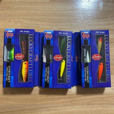 LUCKY CRAFT NW Amigo soft lures etc. Fishing Lure Soft Lure Fly Tackle Set of 3