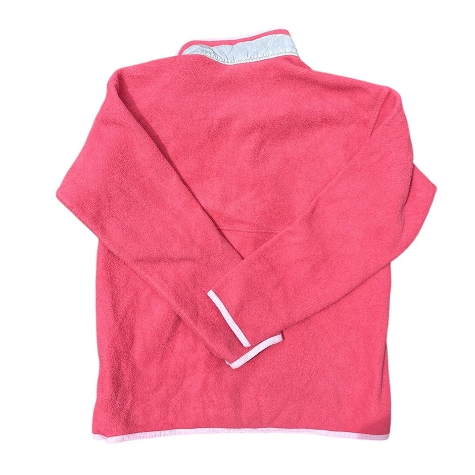 Girls Kids XL Patagonia Synchilla Marsupial Fleece Jacket Pullover Zip Pink - Image 2 of 4