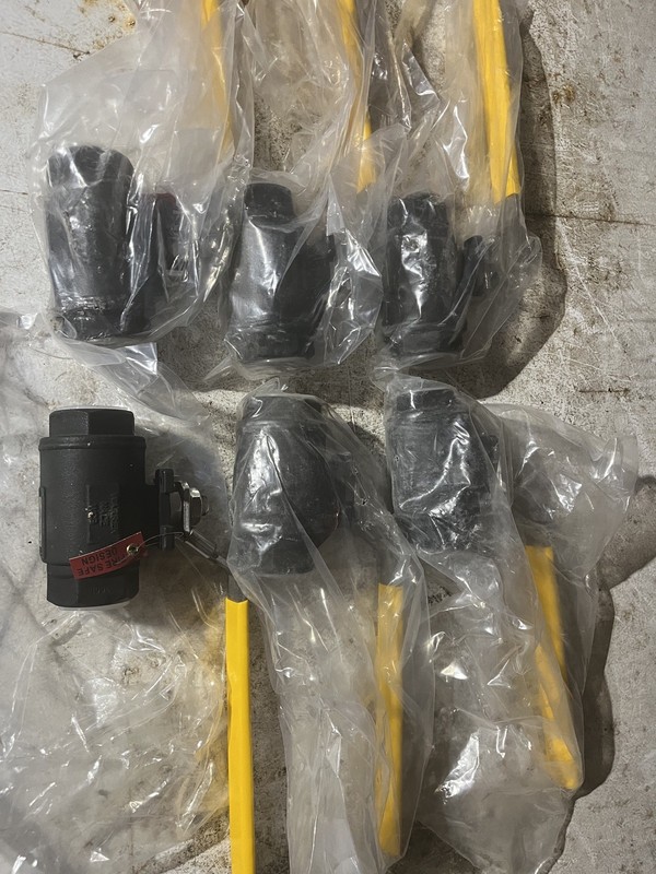 Warren 1” FP CL1500 3600# Ball Valve Nace Qty-6
