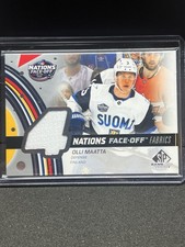 Olli Maatta 4 Nations Face-Off Fabric 2025-26 UD SP Game Used TEAM FINLAND