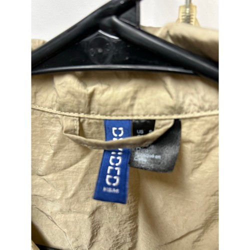 H&M Divided Men Jacket Sz Small Khaki Long Sleeve, Tab Zipper Pck 100% Polyamide - Picture 4 of 11