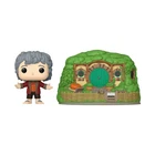 Funko POP Town: Lord of The Rings Bilbo Baggins with Bag-End Vinyl