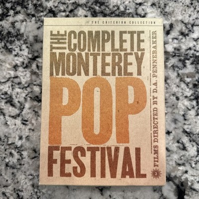 The Complete Monterey Pop Festival (DVD, 2002, 3-Disc Set, Criterion Collection