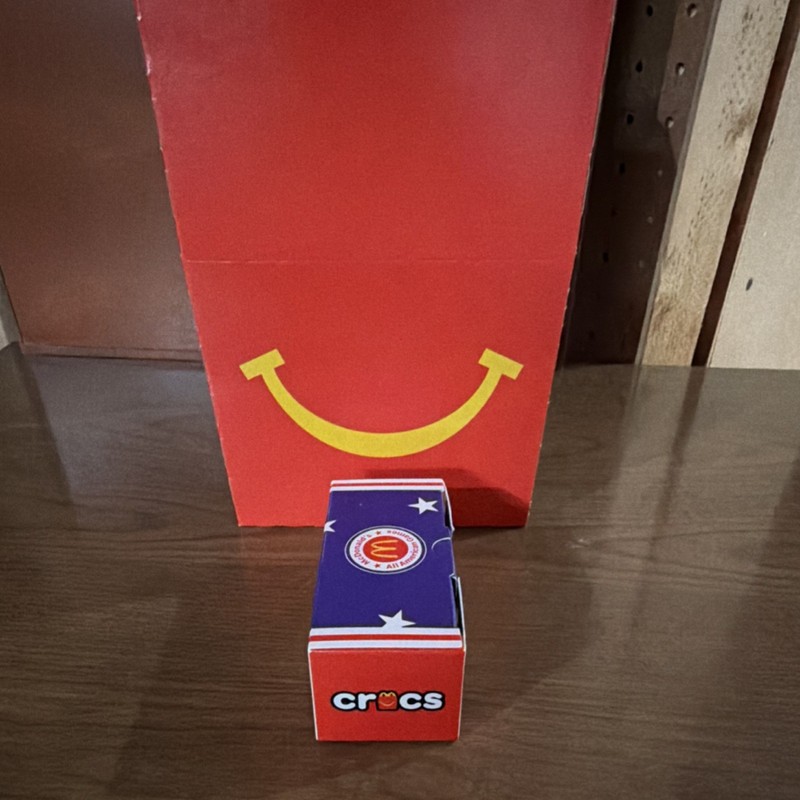 Crocs McDonald's All American Games Happy Meal Toy & Box Blue Team Jersey 2026