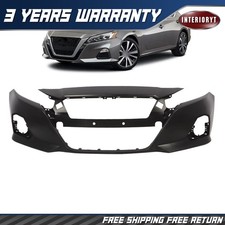 New Primered - For 2019-2022 Nissan Altima S Sl Sr Sv Front Bumper Cover Fascia