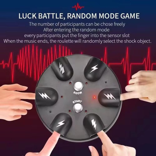 Punishment Finger Game Machine Electric Shocking Roulette Micro Polygraph - Picture 5 of 12