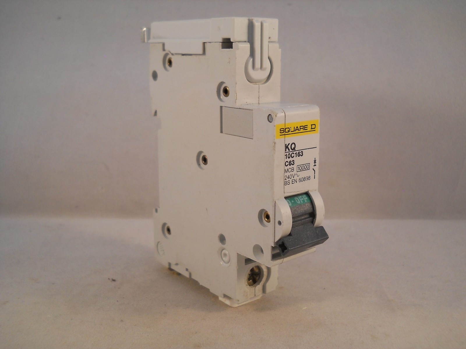 Square D KQ MCB 63 Amp Type C Single Pole 63A Circuit Breaker C63 KQ10C163