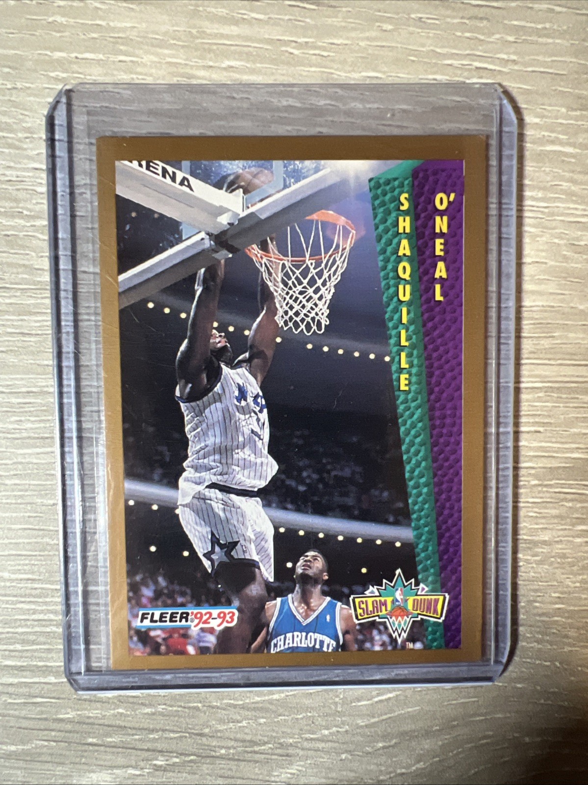 1992-93 Fleer - Slam Dunk Shaquille O'Neal #298 (RC)