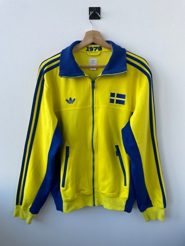 Adidas Originals Sweden Track Jacket Football 1978 Tracksuit Sverige p04024