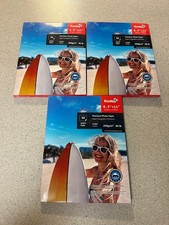 LOT OF 3 Koala Ultra Premium Luster Photo Paper 8.5x11 50 Sheets Inkjet Canon HP
