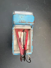 Vintage Tonka Mound Minn USA Mini Blue Tow Truck Pressed Steel 1970's 5 inch