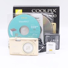 NearMINT Nikon COOLPIX S3300 6X Zoom 16.0 MP Digital Camera Gold 3348