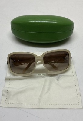 kate spade AGATHA/S Oversized Rectangular Sunglasses Beige/Brown  Size 120