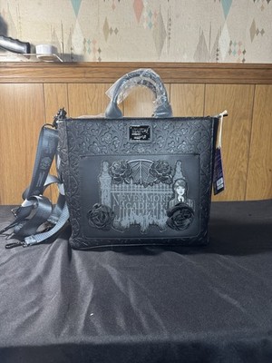 Loungefly Wednesday Adams Nevermore Academy Convertible Tote Bag NWT