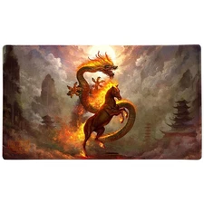 New!  Dragon Shield: Playmat w/ Tube- 'Fire Horse 2026' Art, Limited Edition
