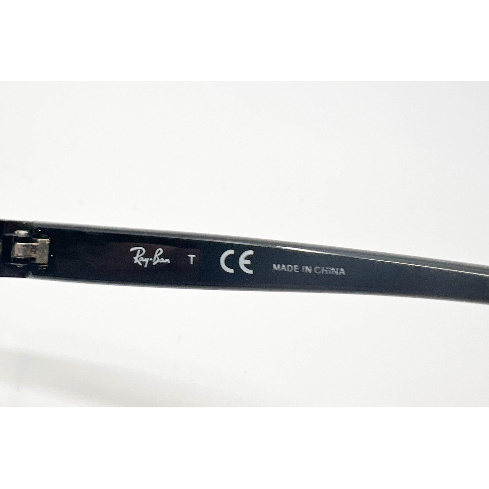 Ray-Ban Rectangular Sunglasses Frames Black Metal… - image 6