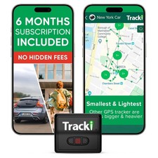 Tracki GPS Tracker for Vehicles Real-Time 4G LTE Assets, 6 months