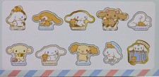 10pc Full Set  GLITTER  Sanrio Cinnamoroll Stickers Kawaii Japan Exclusive