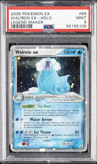 2006 POKEMON EX LEGEND MAKER #89 WALREIN EX-HOLO PSA 9