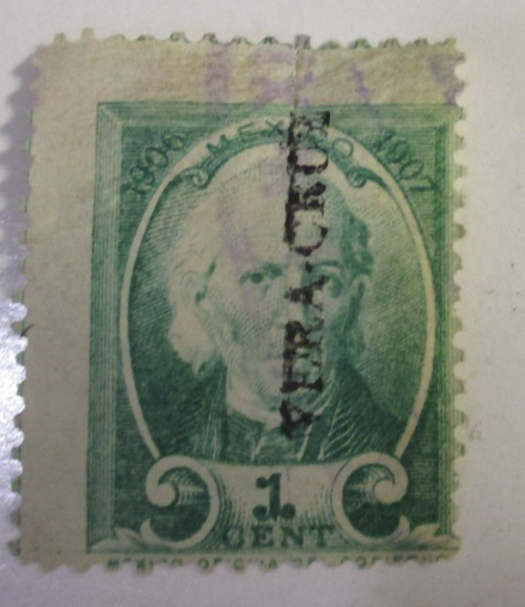 Mexico -"VERA CRUZ CANCEL  1c - 1906-1907 Revenue Used SEE PICS"
