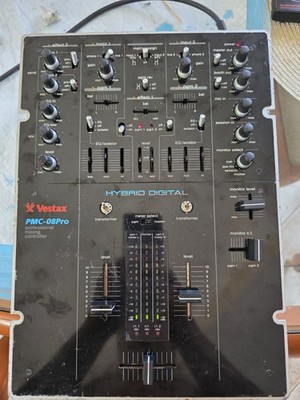 Vestax PMC 08 Pro DJ Mixer w/ Power Supply Refurbished 