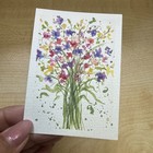 ACEO Original Watercolor Wildflower Bouquet by Riane/RiabeArt — photo 2