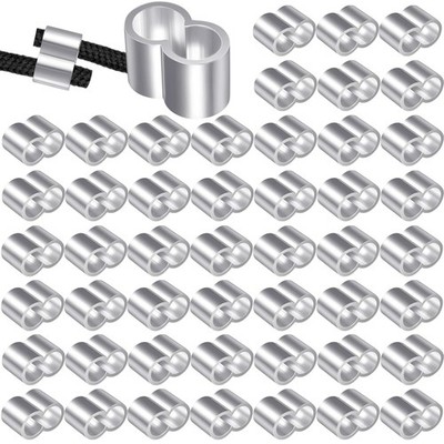 Einfach zu bedienende Pressklemmen für 8 mm Seile - Aluminium Crimp Sleeves