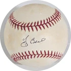 Yogi Berra Autographed AL Brown Baseball JSA CK18187
