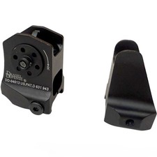 1 Pair D D Flip-up Low Profile Metal Sight Folding Iron Sights Front / Rear Set