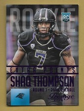 SHAQ THOMPSON 2015 PANINI PRESTIGE SP ROOKIE RC CARD #'D /100 NFL STAR!. rookie card picture