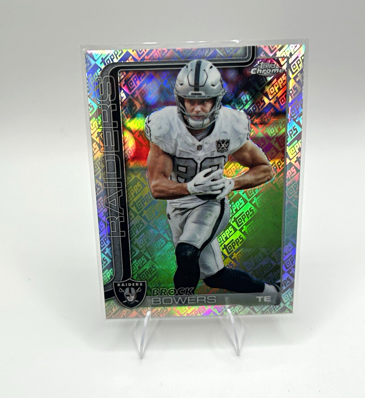 Topps Chrome 2025 Brock Bowers topps logo #178