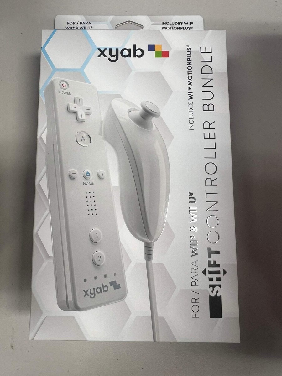 Wii Remote (Wiimote) & Nunchuk Shift Controller With Motion Plus