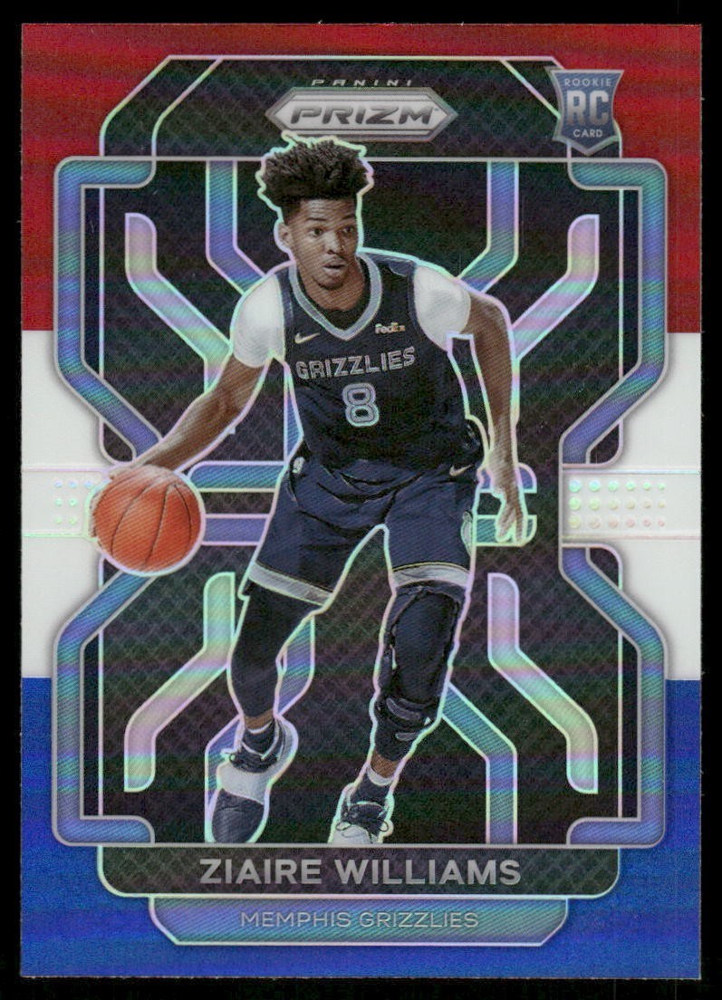 2021-22 Panini Prizm Red White Blue #313 Ziaire Williams