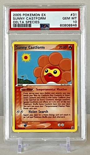 Sunny Castform graded PSA 10 for sale on eBay