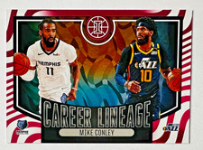 2020-21 Panini Illusions Mike Conley PINK Career Lineage SP #/25 Jazz, Grizzlies