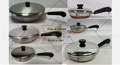 Revere Ware Skillet 7,8,9,10,12