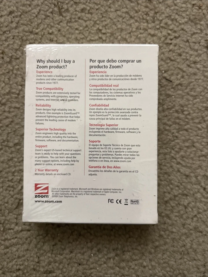 Zoom PCI Express V.92/V.90 56K Fax Modem Card, 3035-00-00G, Windows 7 Vista 2000 - Image 4 of 4