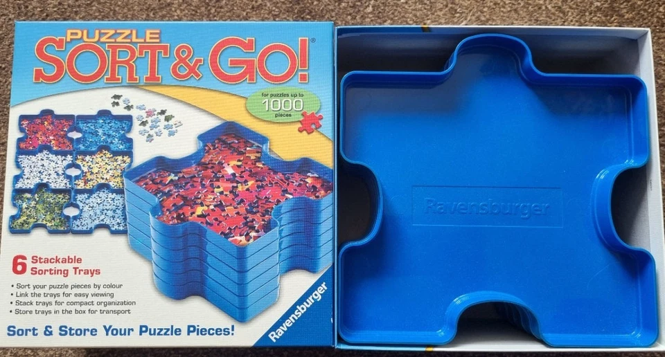 Ravensburger Puzzle Sort & Go 6 Stackable Sorting Trays - Image 1 of 1