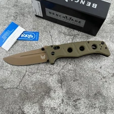 Benchmade 275FE-2 Adamas Tactical Green G10 Knife | CPM-CruWear Folding Knife