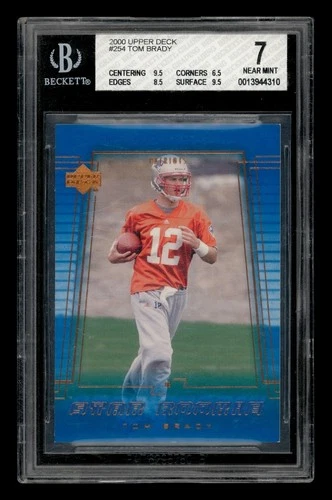 2000 Upper Deck: #254 Tom Brady BGS 7 NEAR MINT