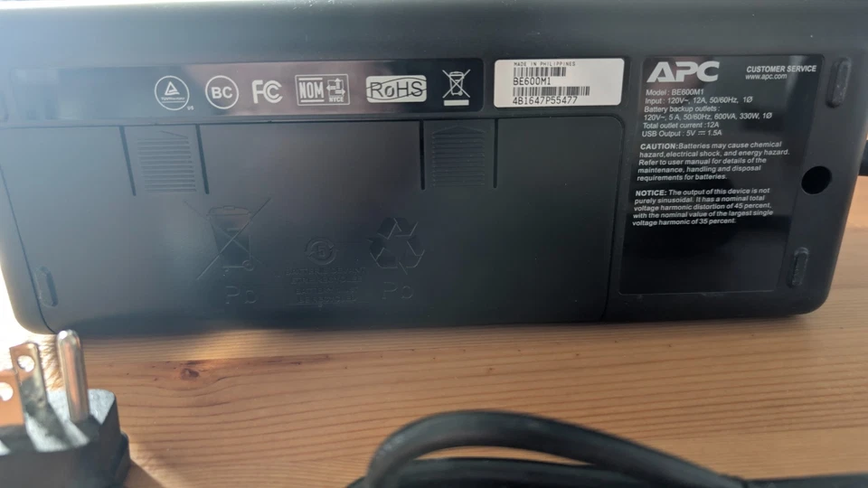 APC Back-UPS 600VA - Image 2 of 3