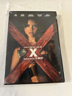 X (DVD 2022) NEW Sealed Dying To Show You A Good Time Mia Goth Jenna Ortega A24