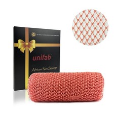 Unifab African Net Sponge Authentic Real 1 Count Pack of 1 , Pink